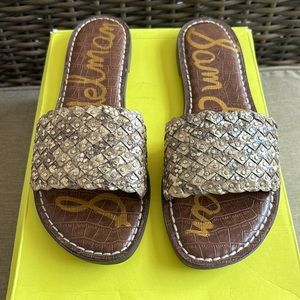Sam Edelman Geraldine Woven Slide…Women’s size 8.5.